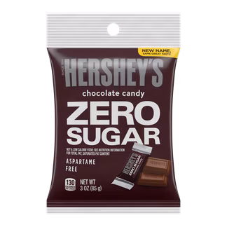 Photo of Hershey's Zero Sugar Milk Chocolate Candy Bars 3 oz