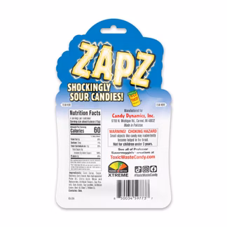 Photo of Toxic Waste ZAPZ Sour Candies 2.12 oz