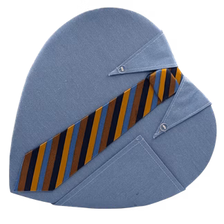 Photo of Dress Shirt Gourmet Chocolate Heart Box 1 lb