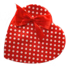 Photo of Polka Dot Gourmet Chocolate Heart Box 1 lb