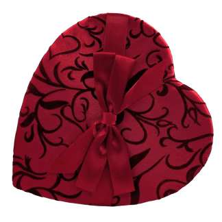 Photo of Red Ivy Gourmet Chocolate Heart Box 1 lb