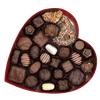 Photo of Gold Rose Gourmet Chocolates Heart Box 8 oz