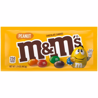 Photo of M&M's Peanut Chocolate Candies 1.74 oz