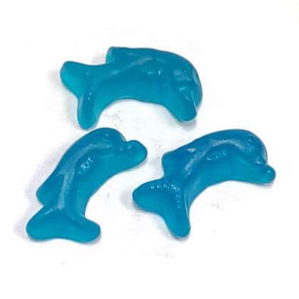 Gummi Blue Dolphins 9 oz - Pearls Candy & Nuts