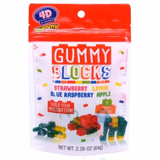 Photo of Gummi Blocks Peg Bag