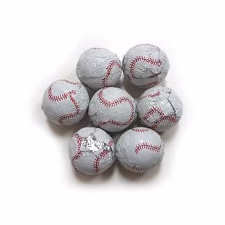 Photo of Gourmet Milk Chocolate Baseballs 5 oz