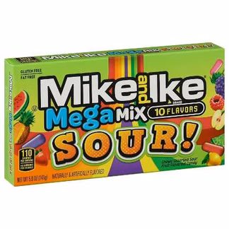 Photo of Mike and Ike Mega Mix Sours Theater Box