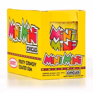 Photo of Mini Mini Chicles Box 20 ct