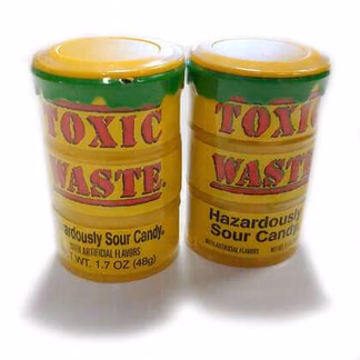 Photo of Toxic Waste Sour Candy Drums
