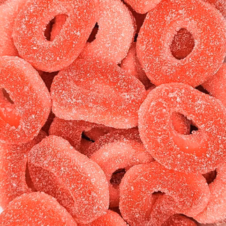 Photo of Imported Gummi Watermelon Rings 8 oz
