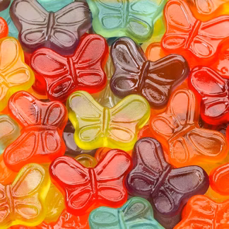 Photo of Mini Gummi Butterflies 8 oz