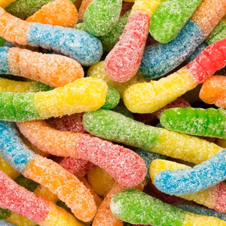 Photo of Sour Neon Gummi Worms