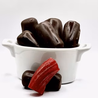Photo of Dark Chocolate Red Kookaburra Licorice 8 oz