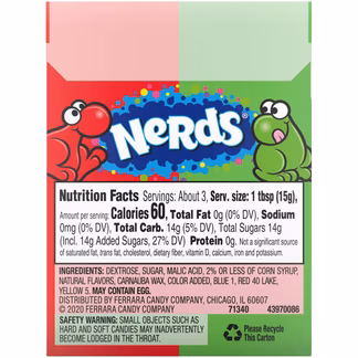 Photo of Nerds Watermelon & Cherry 1.65 oz