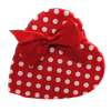 Photo of Polka Dot Gourmet Chocolate Heart Box 8 oz