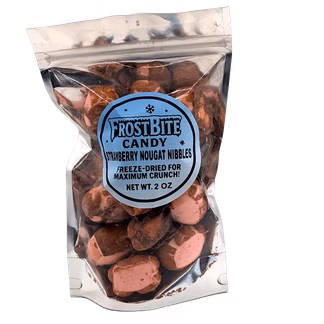 Photo of Freeze Dried Strawberry Nougat Nibbles 2oz