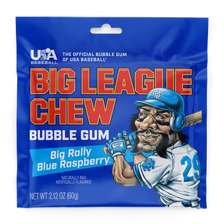 Photo of Big League Chew Blue Raspberry 2.12 oz