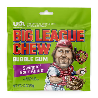 Photo of Big League Chew Sour Apple 2.12 oz