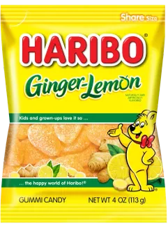 Photo of Haribo Ginger Lemon 4 oz