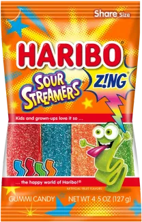 Photo of Haribo Sour Streamers 4.5 oz