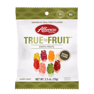 Photo of True to Fruit™ Exotic Fruits Gummi Bears 2.5oz