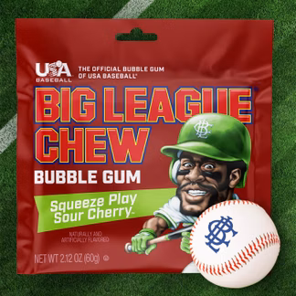 Photo of Big League Chew Sour Cherry 2.12 oz