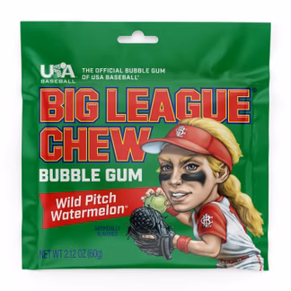 Photo of Big League Chew Watermelon 2.12 oz