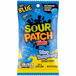 Photo of Sour Patch Kids Blue Raspberry 8 oz