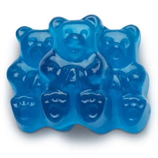 Photo of Blue Raspberry Gummi Bears 8 oz