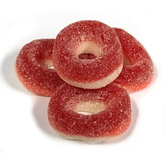 Photo of Imported Cherry Gummi Rings 8 oz