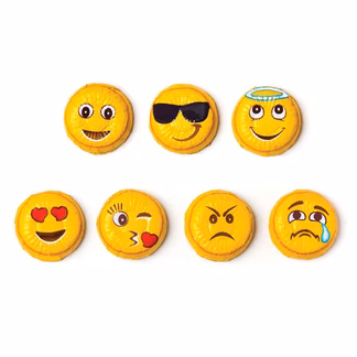 Photo of Gourmet Milk Chocolate Emoji Wafers 5 oz