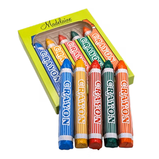 Photo of Crayons Gourmet Solid Milk Chocolate Box