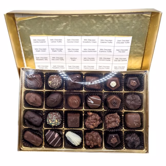 Photo of Assorted Gourmet Chocolates Gift Box 15 oz