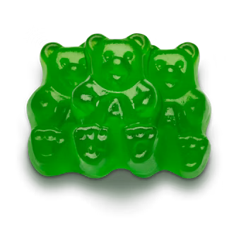 Photo of Green Apple Gummi Bears 8 oz