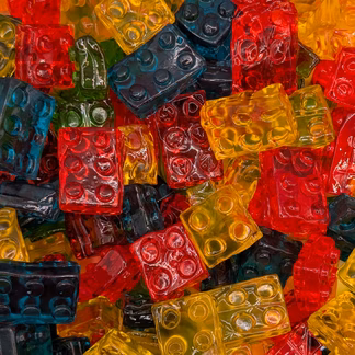 Photo of Gummi Legos 8 oz