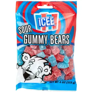 Photo of Icee Sour Gummi Bears 4 oz