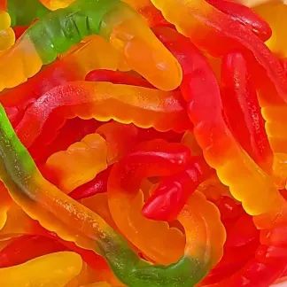 Photo of Imported Fruit Gummi Worms 12 oz