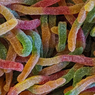 Photo of Imported Sour Gummi Worms 12 oz