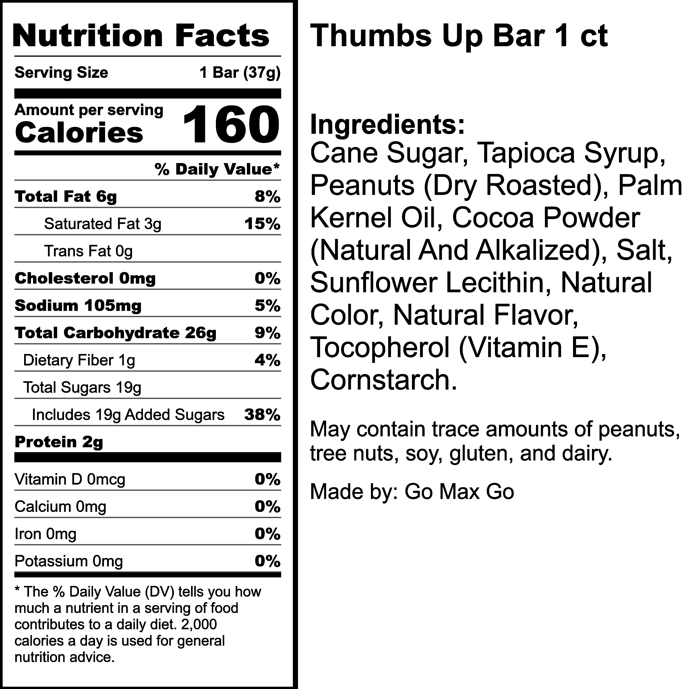 Nutrition Label