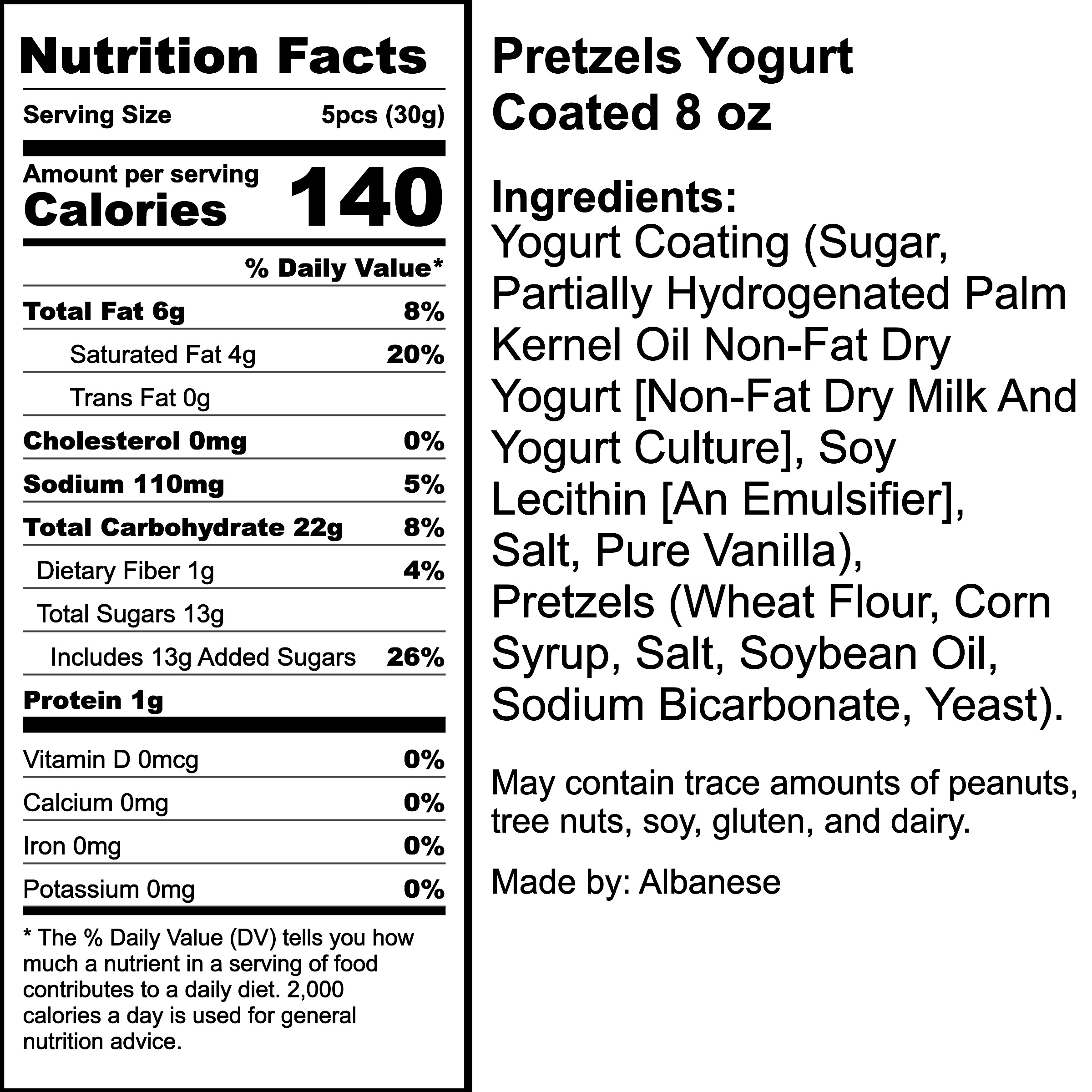 Nutrition Label