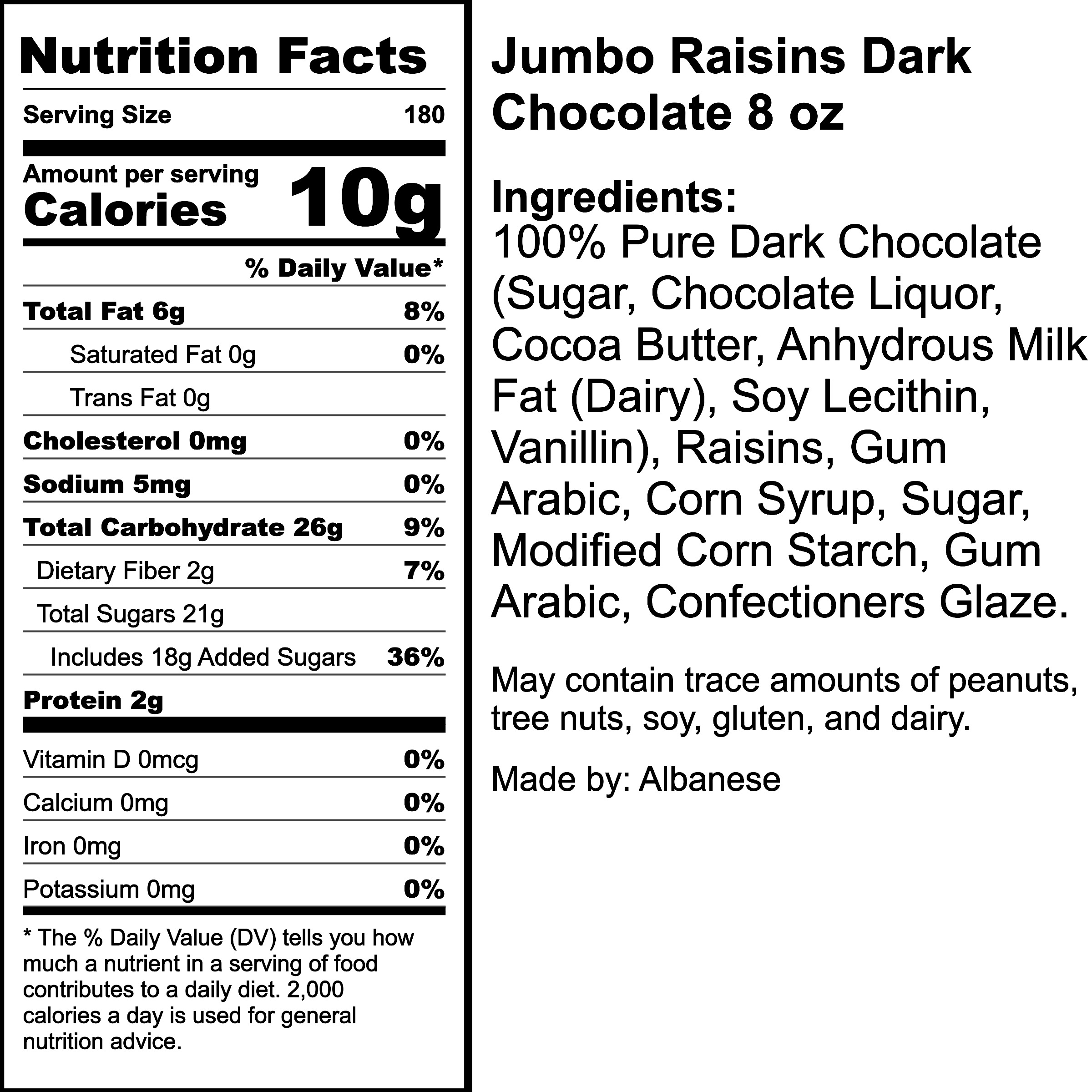 Nutrition Label