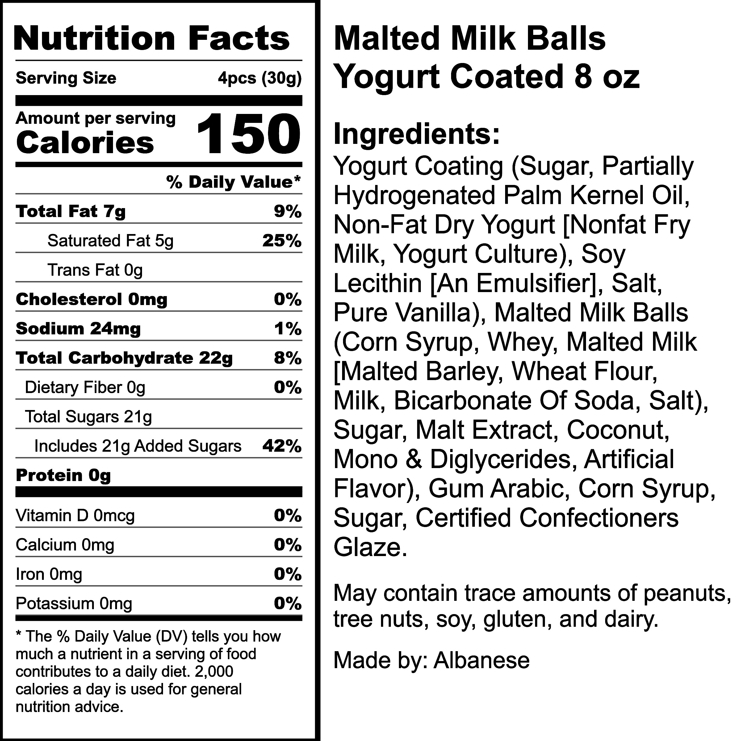 Nutrition Label