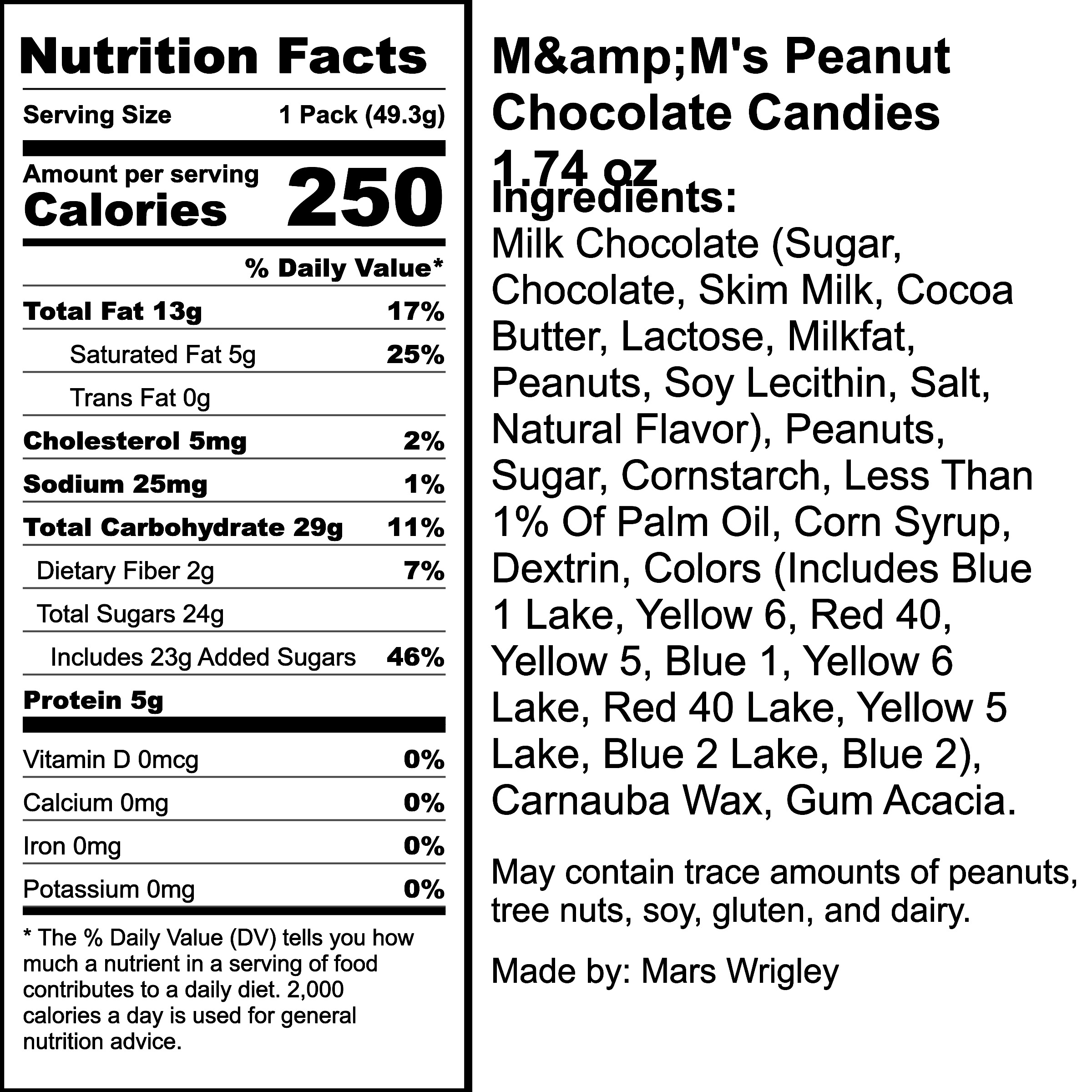 Nutrition Label