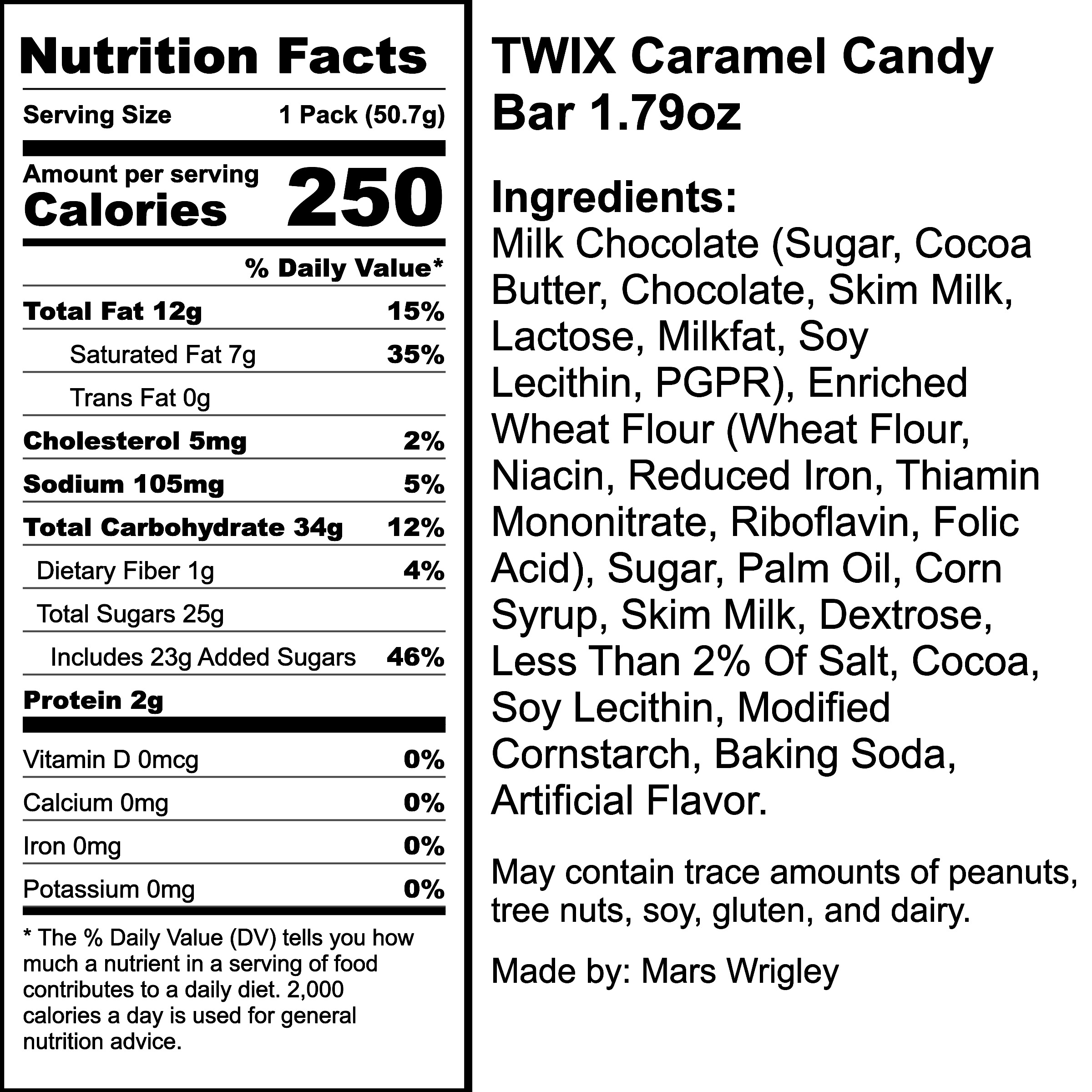 Nutrition Label