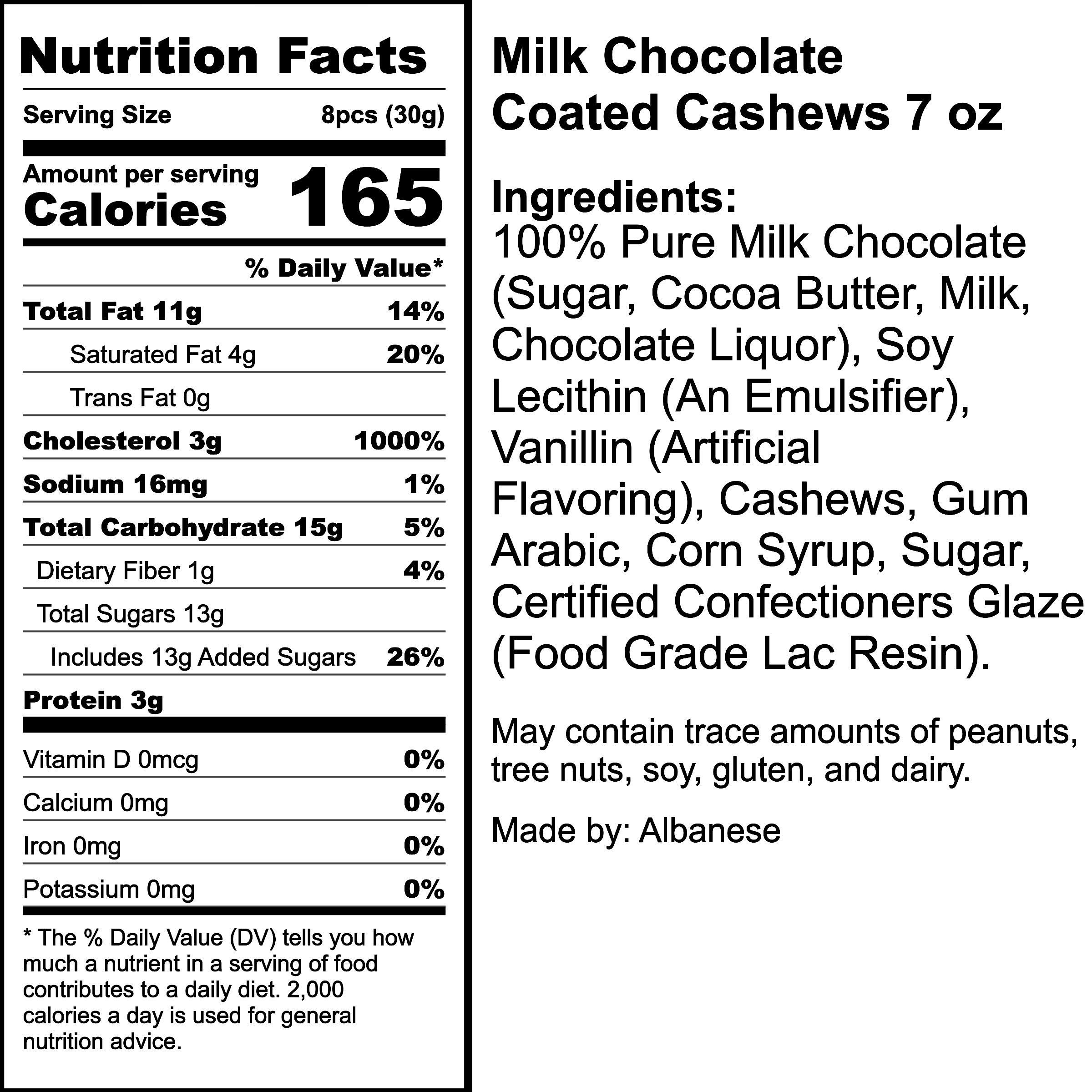 Nutrition Label