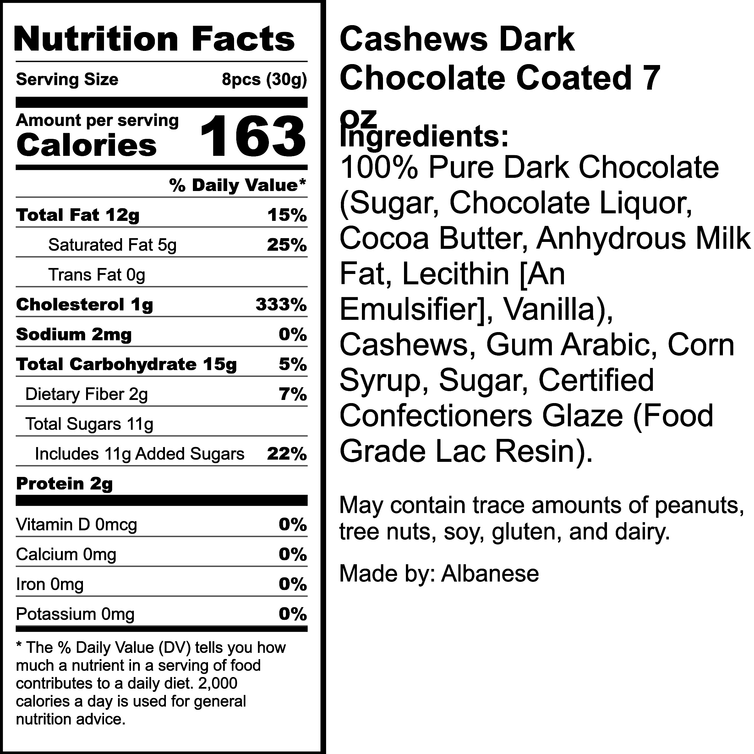 Nutrition Label