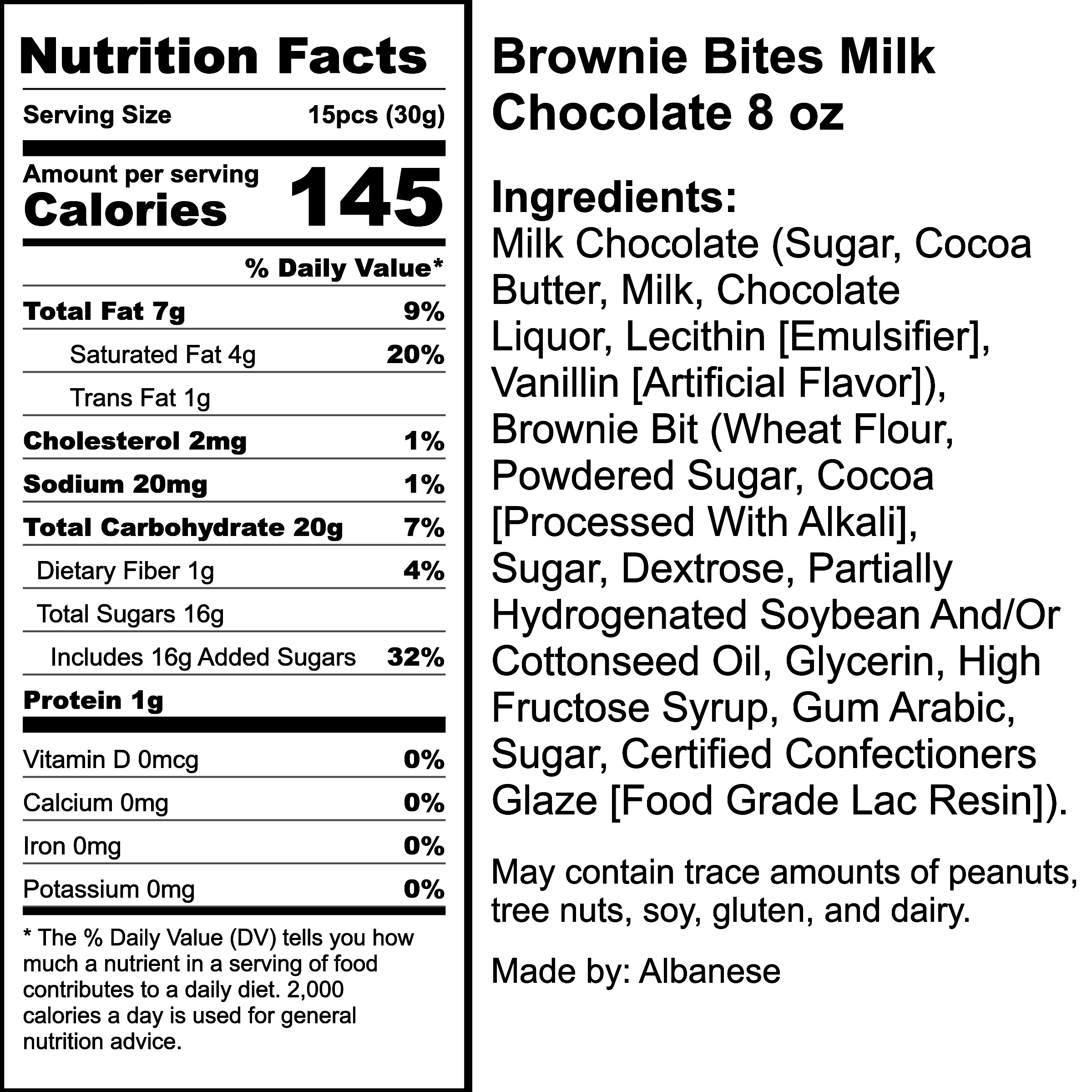 Nutrition Label