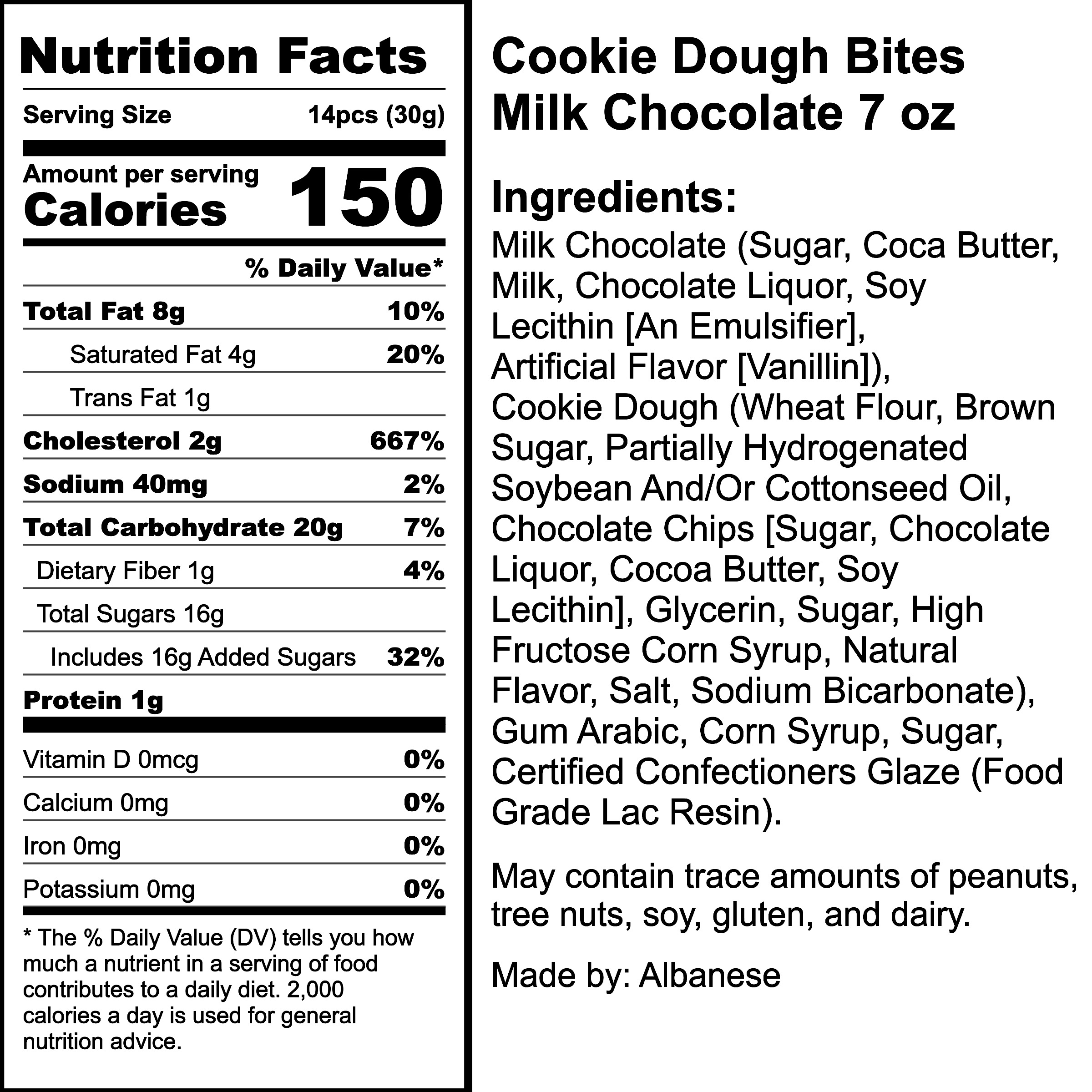 Nutrition Label