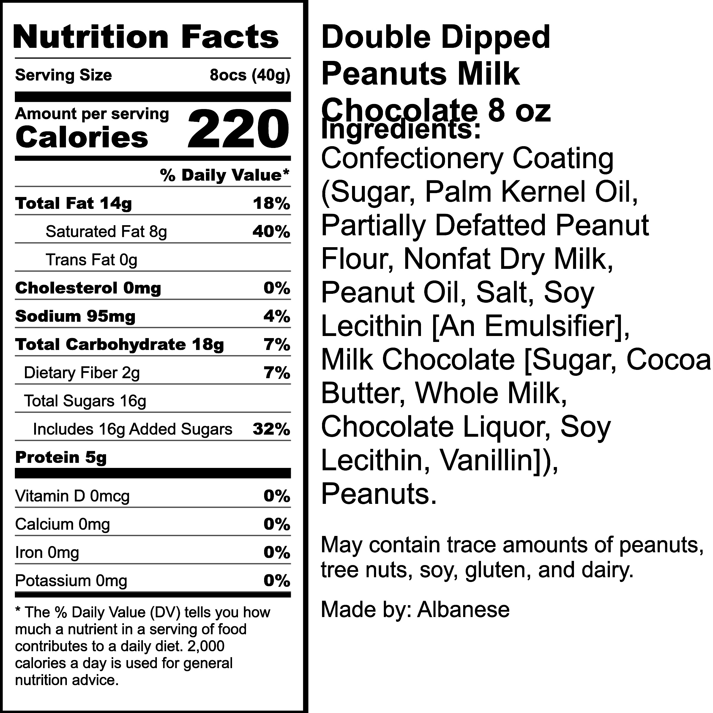 Nutrition Label