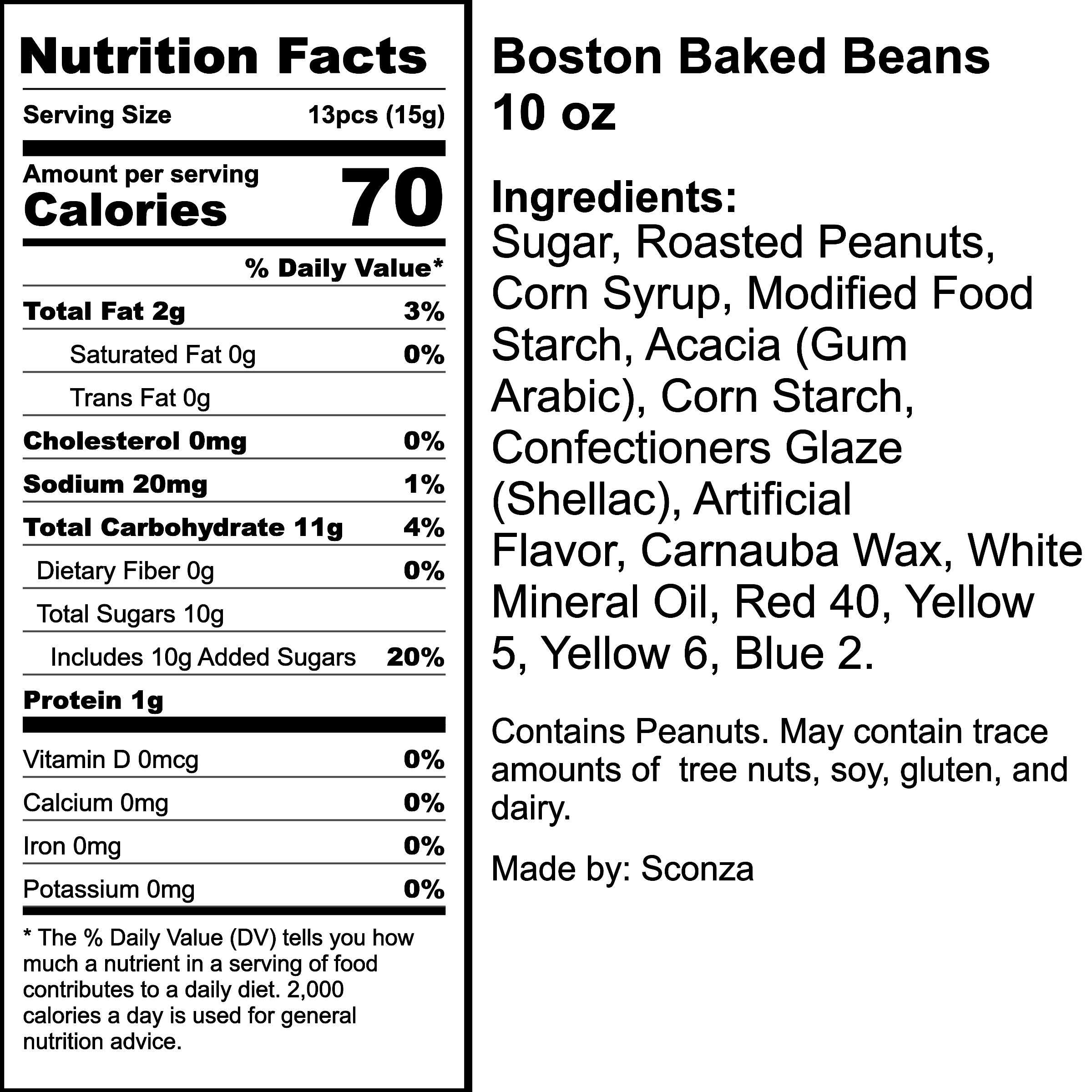Nutrition Label